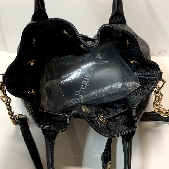 Michael Kors Black Leather Satchel with long strap - Picture 3 of 15